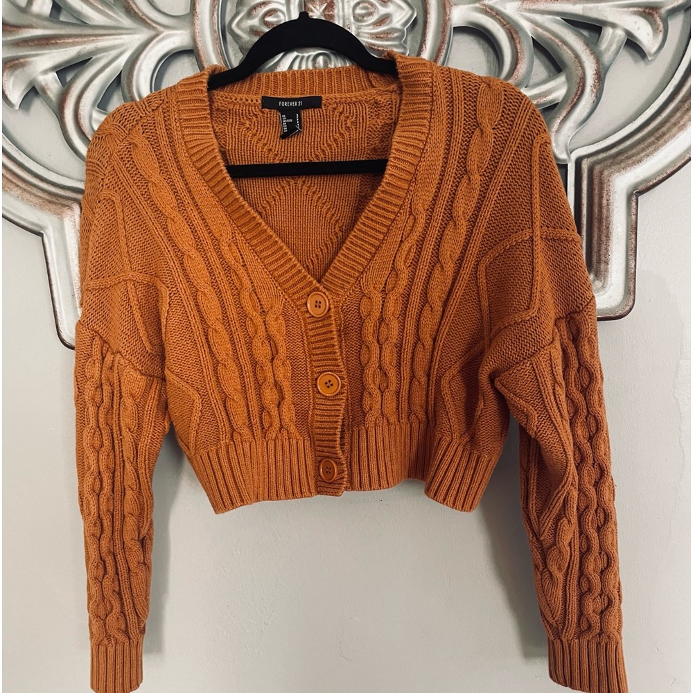 Forever 21 Cropped Cardigan